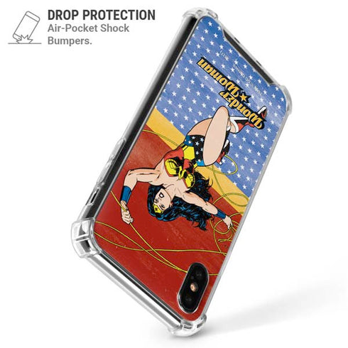 DC Comics Wonder Woman Ready to Fight iPhone XS Max Clear Case