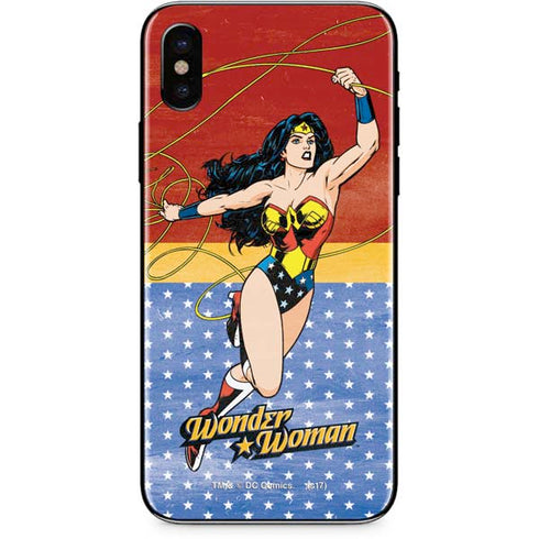 DC Comics Wonder Woman Ready to Fight iPhone XS Skin