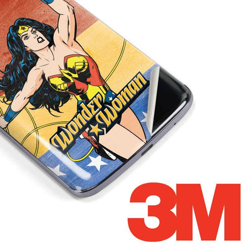 DC Comics Wonder Woman Ready to Fight Moto E5 Plus Skin