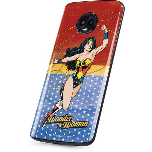 DC Comics Wonder Woman Ready to Fight Moto G6 Skin