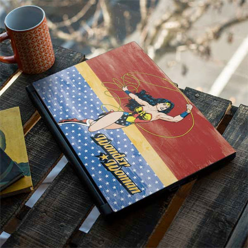 DC Comics Wonder Woman Ready to Fight MSI GS65 Stealth Laptop Skin