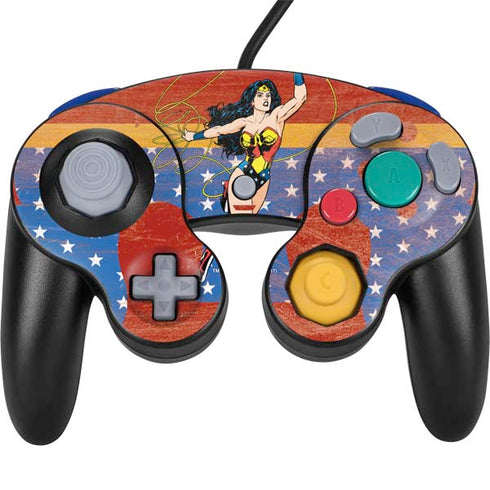 DC Comics Wonder Woman Ready to Fight Nintendo GameCube Controller Skin