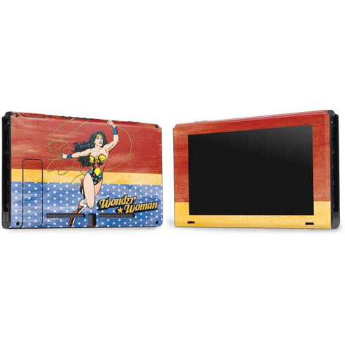 DC Comics Wonder Woman Ready to Fight Nintendo Switch Bundle Skin