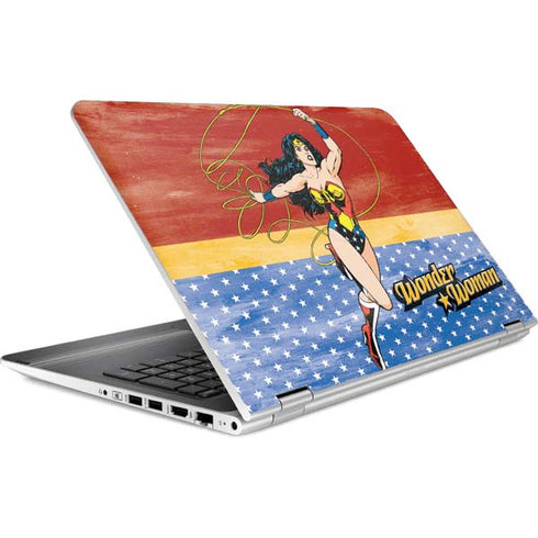 DC Comics Wonder Woman Ready to Fight HP Pavilion Skin