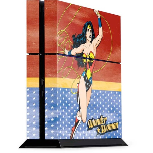 DC Comics Wonder Woman Ready to Fight PS4 Console Skin