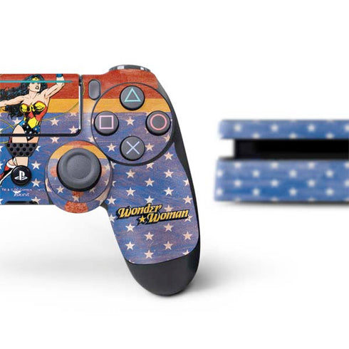 DC Comics Wonder Woman Ready to Fight PS4 Slim Bundle Skin