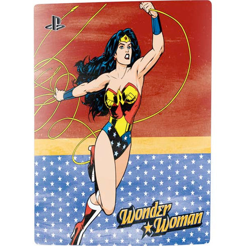 DC Comics Wonder Woman Ready to Fight PS5 Console Skin