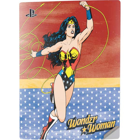 DC Comics Wonder Woman Ready to Fight PS5 Digital Edition Console Skin