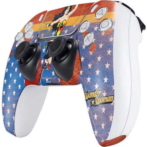 DC Comics Wonder Woman Ready to Fight PS5 Controller Skin