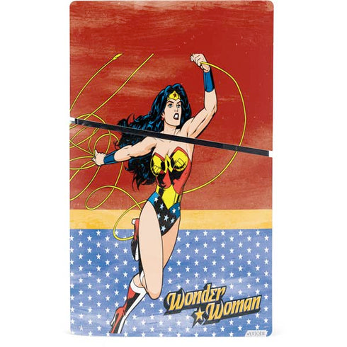 DC Comics Wonder Woman Ready to Fight PS5 Slim Digital Edition Bundle Skin