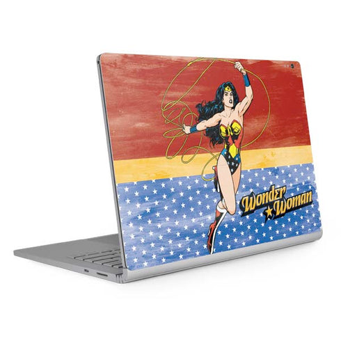 DC Comics Wonder Woman Ready to Fight Surface Book 2 15in Skin