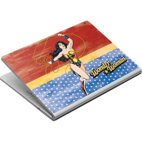 DC Comics Wonder Woman Ready to Fight Surface Book Skin