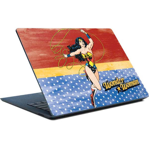 DC Comics Wonder Woman Ready to Fight Surface Laptop Skin