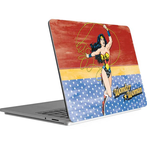 DC Comics Wonder Woman Ready to Fight Surface Laptop Studio Skin