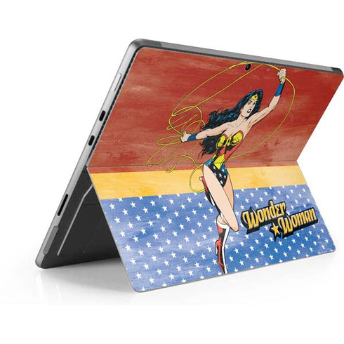 DC Comics Wonder Woman Ready to Fight Surface Pro 9 Skin
