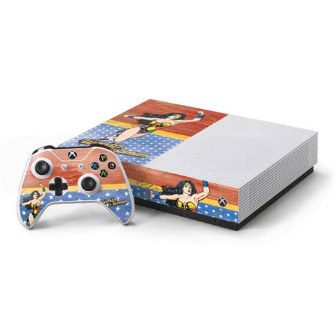 DC Comics Wonder Woman Ready to Fight Xbox One S All-Digital Edition Bundle Skin