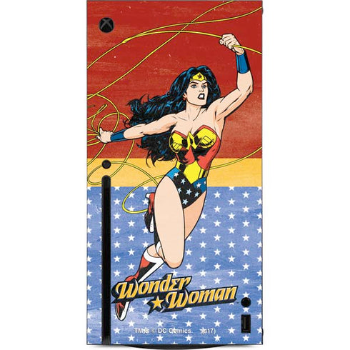 DC Comics Wonder Woman Ready to Fight Xbox Series X Console Skin