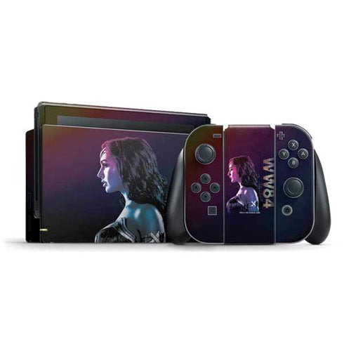 Wonder Woman 1984 (2020) Side Profile Nintendo Switch Bundle Skin