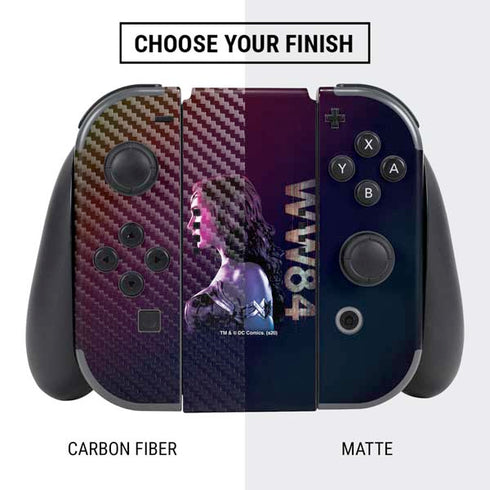 Wonder Woman 1984 (2020) Side Profile Nintendo Switch Bundle Skin