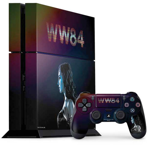 Wonder Woman 1984 (2020) Side Profile PS4 Console and Controller Bundle Skin
