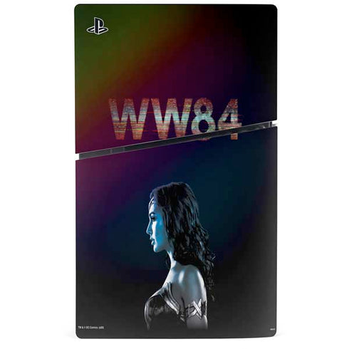 Wonder Woman 1984 (2020) Side Profile PS5 Slim Disk Bundle Skin