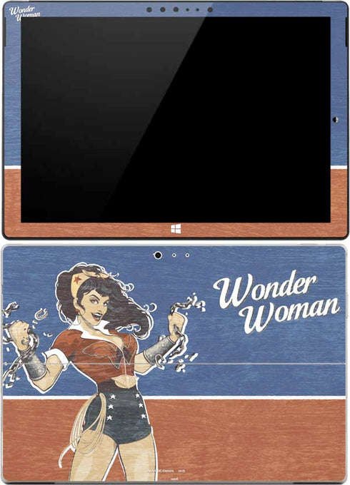 DC Comics Bombshells Wonder Woman Bombshell Surface Pro 4 Skin