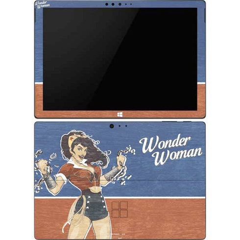 DC Comics Bombshells Wonder Woman Bombshell Surface Pro 6 Skin