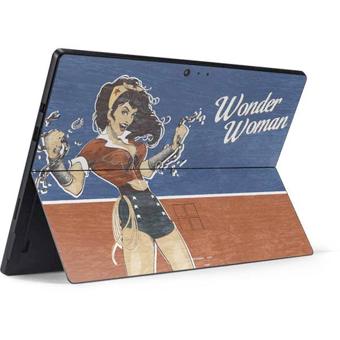 DC Comics Bombshells Wonder Woman Bombshell Surface Pro 6 Skin