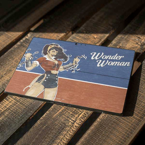 DC Comics Bombshells Wonder Woman Bombshell Surface Pro 6 Skin