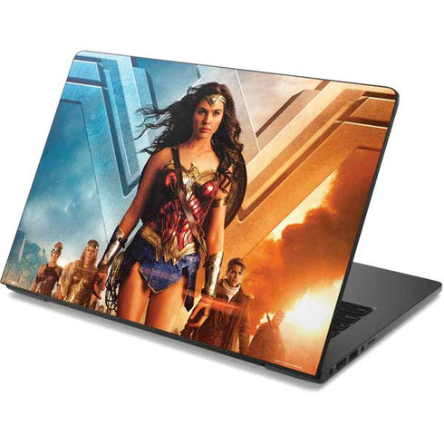 DC Comics Wonder Woman Main characters Poster Dell Chromebook Skin