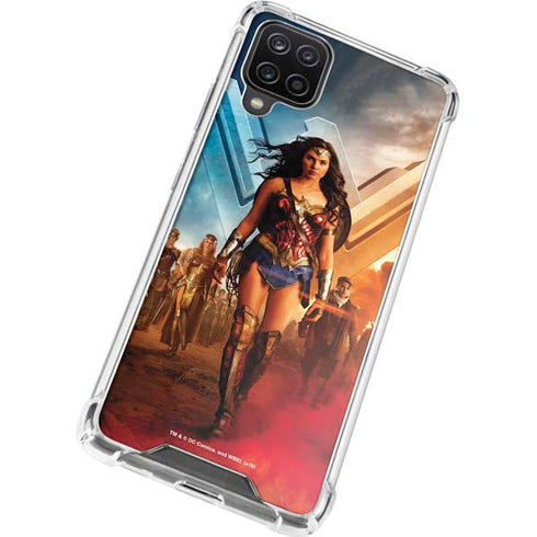 DC Comics Wonder Woman Main characters Poster Galaxy A12 Clear Case