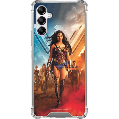 DC Comics Wonder Woman Main characters Poster Galaxy A14 5G Clear Case