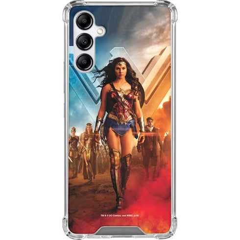 DC Comics Wonder Woman Main characters Poster Galaxy A15 5G Clear Case