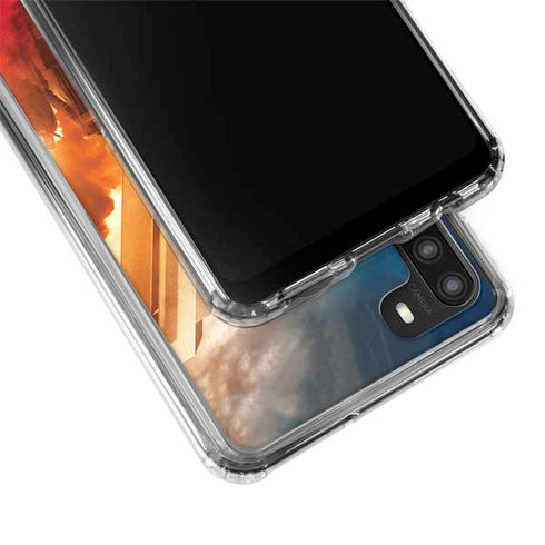 DC Comics Wonder Woman Main characters Poster Galaxy A21 Clear Case