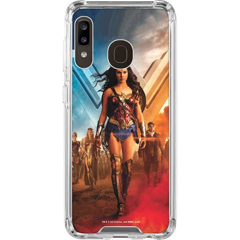 DC Comics Wonder Woman Main characters Poster Galaxy A30 Clear Case