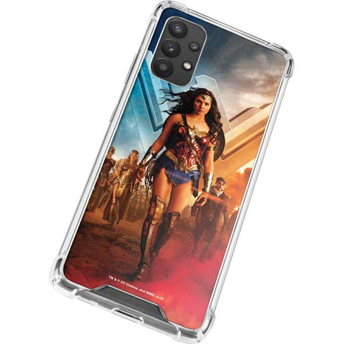 DC Comics Wonder Woman Main characters Poster Galaxy A32 5G Clear Case