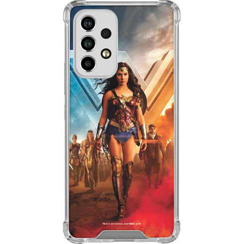 DC Comics Wonder Woman Main characters Poster Galaxy A53 5G Clear Case