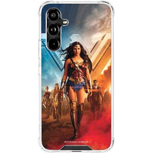 DC Comics Wonder Woman Main characters Poster Galaxy A54 5G Clear Case