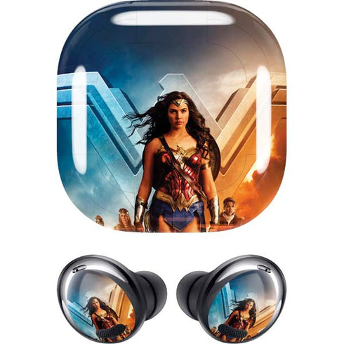 DC Comics Wonder Woman Main characters Poster Galaxy Buds Pro Skin