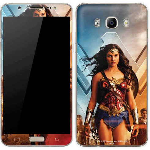 DC Comics Wonder Woman Main characters Poster Galaxy J7 Skin