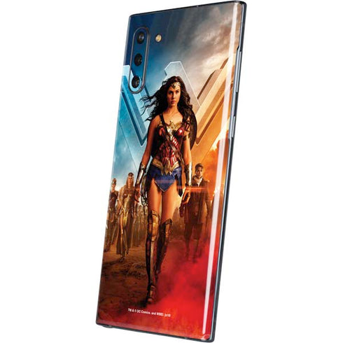 DC Comics Wonder Woman Main characters Poster Galaxy Note 10 Skin