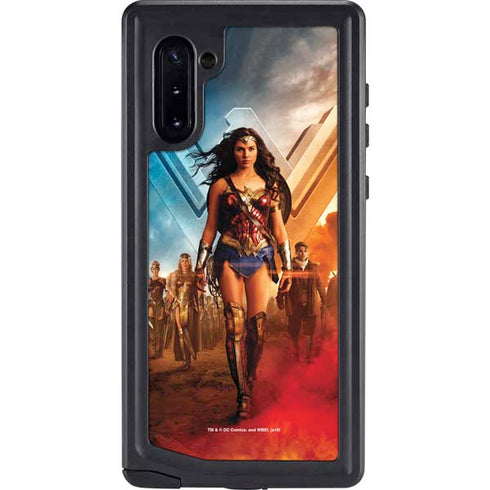 DC Comics Wonder Woman Main characters Poster Galaxy Note 10 Waterproof Case