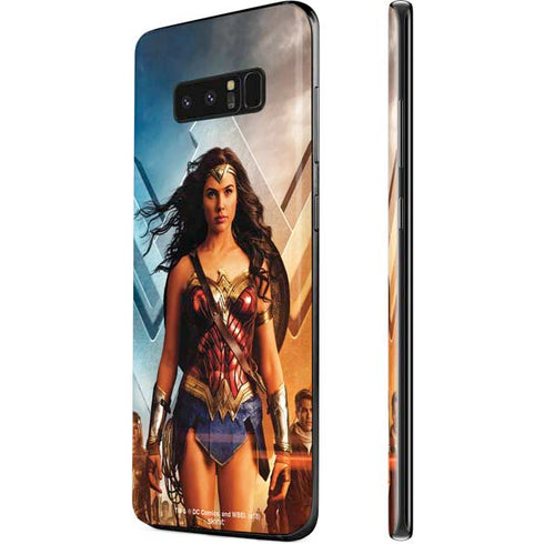 DC Comics Wonder Woman Main characters Poster Galaxy Note 8 Skin