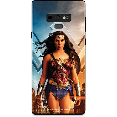 DC Comics Wonder Woman Main characters Poster Galaxy Note 9 Skin
