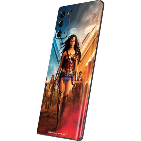DC Comics Wonder Woman Main characters Poster Galaxy Note20 5G Skin