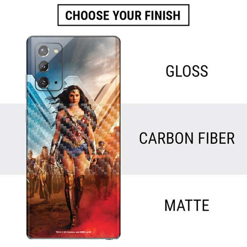 DC Comics Wonder Woman Main characters Poster Galaxy Note20 5G Skin