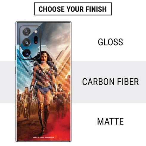 DC Comics Wonder Woman Main characters Poster Galaxy Note20 Ultra 5G Skin