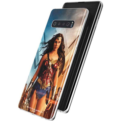 DC Comics Wonder Woman Main characters Poster Galaxy S10 Skin