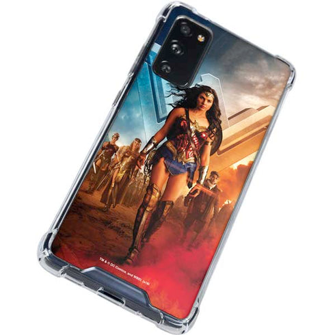 DC Comics Wonder Woman Main characters Poster Galaxy S20 FE Clear Case