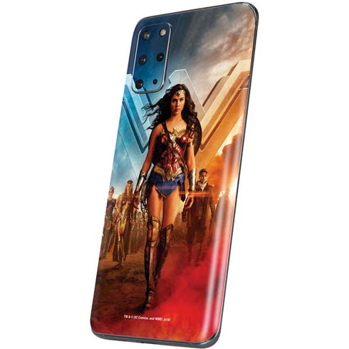 DC Comics Wonder Woman Main characters Poster Galaxy S20 Plus Skin